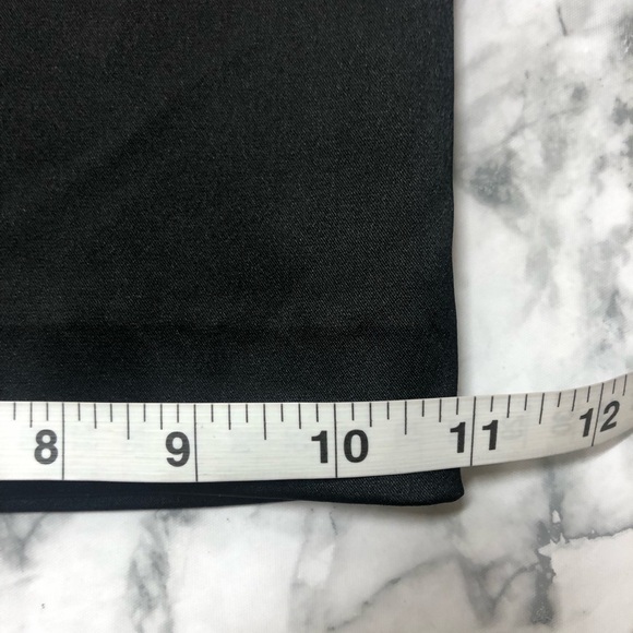 Lord & Taylor JS Collection Black Shiny Dress Pants Size 4 NWT - Picture 7 of 7